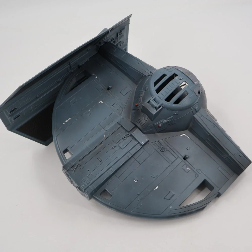 Hasbro Star Wars TIE Fighter Vehicle 2003 Incomplete Gray Imperial Starship Toy